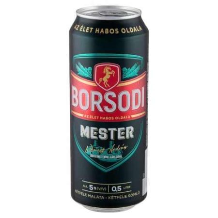 Borsodi Mester beer 0.5l 5% exp 08/24