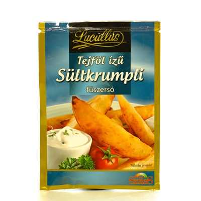 Fried Potato spice with soured crème 30g